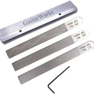 Guitar Nut Files for Precision Nut Slotting - Durable, Efficient, Perfect for Guitar Maintenance