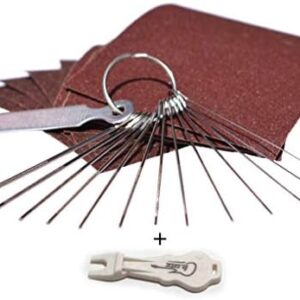 Guitar Bridge Saddle Nut Files Set - Precision Tool for Perfect Guitar Setup - 13 Sizes, Circular Cross Section
